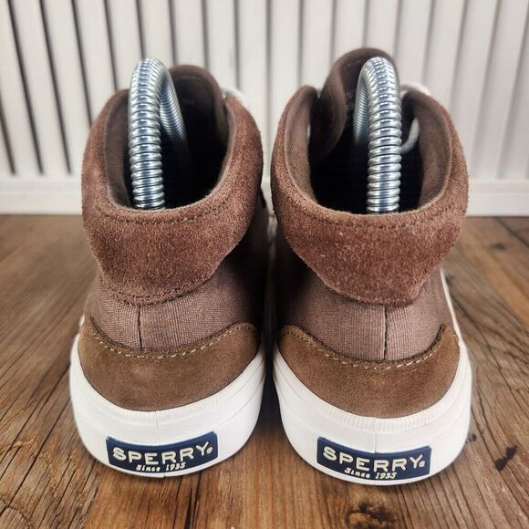Sperry Top-Sider Crest Knoll STS96047 Women 7.5M Brown Suede Cabincore Mid Shoes - Picture 4 of 10